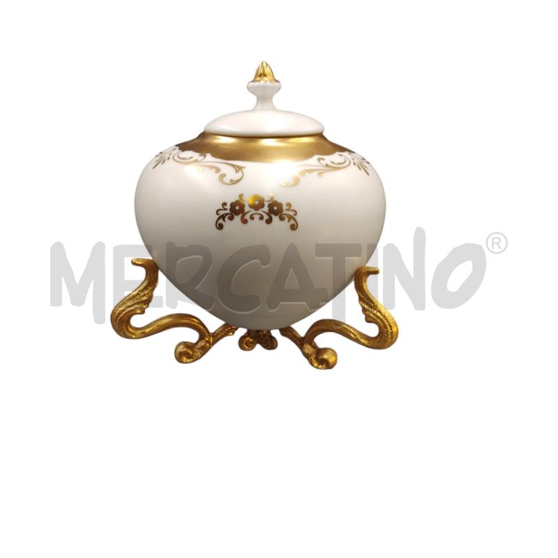 POTICHE VASO ORO LIMOGES | Mercatino dell'Usato Bernareggio 1