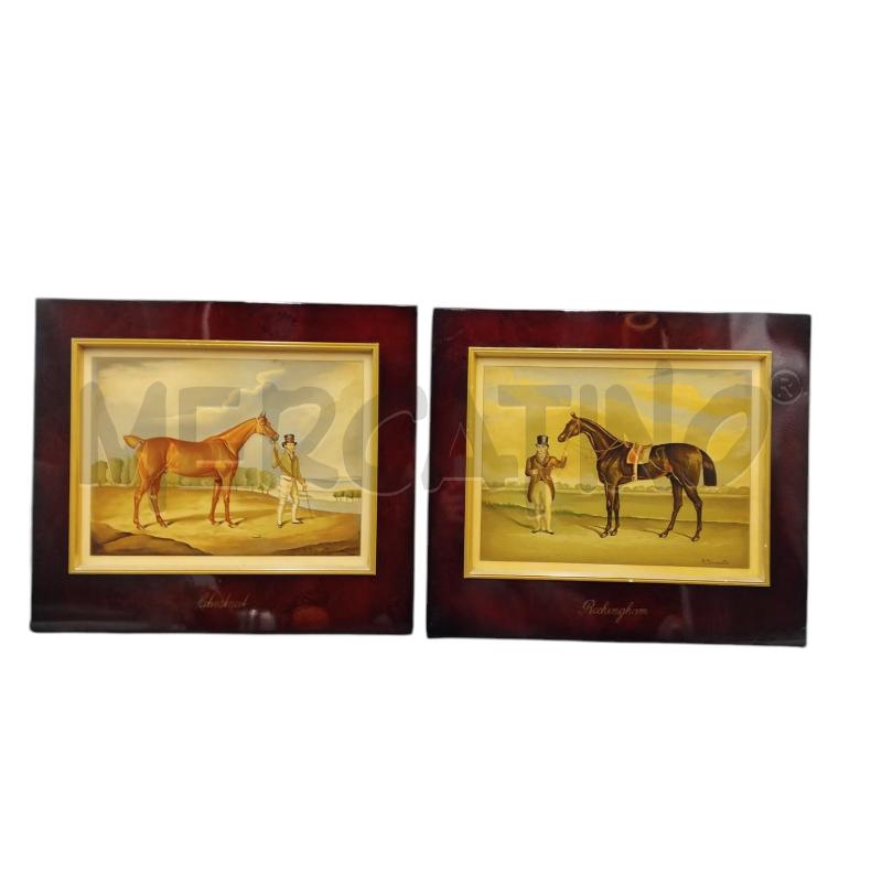 QUADRETTO ENGLAND CAVALLO R. SIMONETTO | Mercatino dell'Usato Bernareggio 1