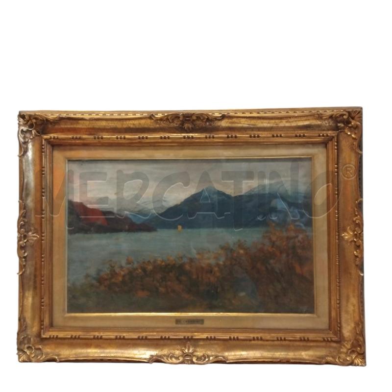 QUADRO 55X35 LAGO DI LEDRO CARLO CRESSINI  | Mercatino dell'Usato Bernareggio 1