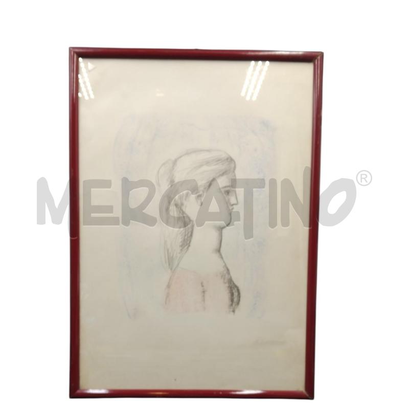 QUADRO ANTONIO BUENO VOLTO PROFILO | Mercatino dell'Usato Bernareggio 1
