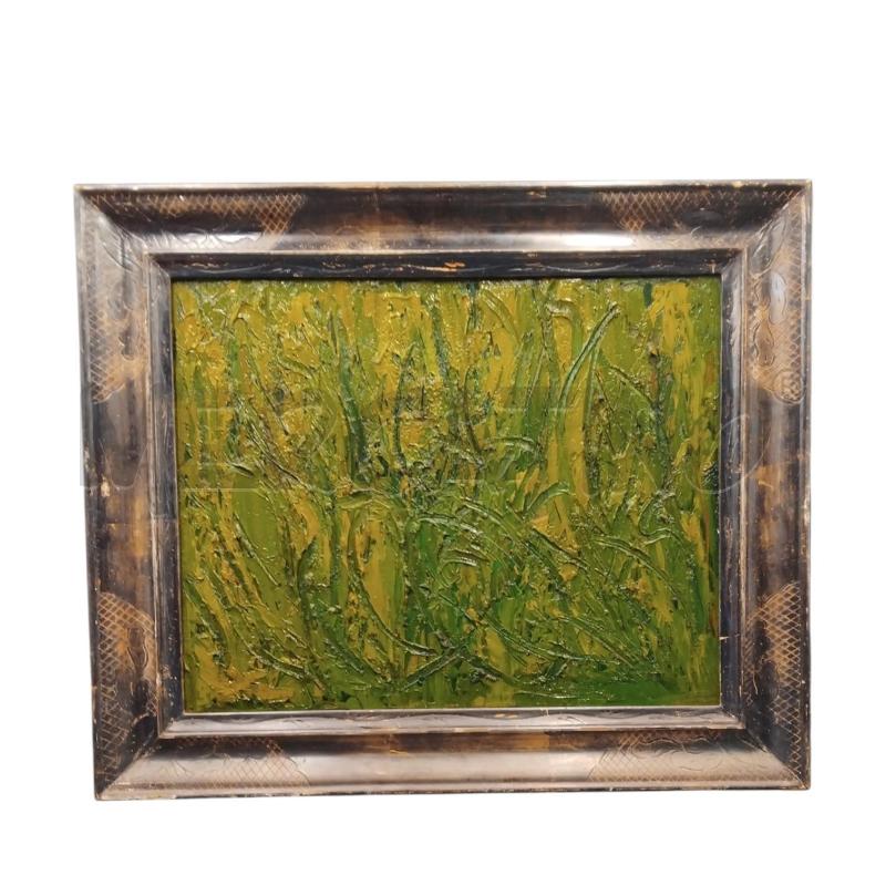 QUADRO ASTRATTO VEGETAZIONE FIRMA | Mercatino dell'Usato Bernareggio 1