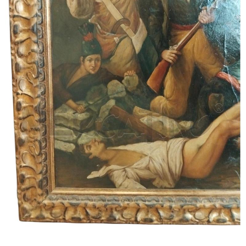 QUADRO ATTACCO ALLA BASTIGLIA 140X110 | Mercatino dell'Usato Bernareggio 5