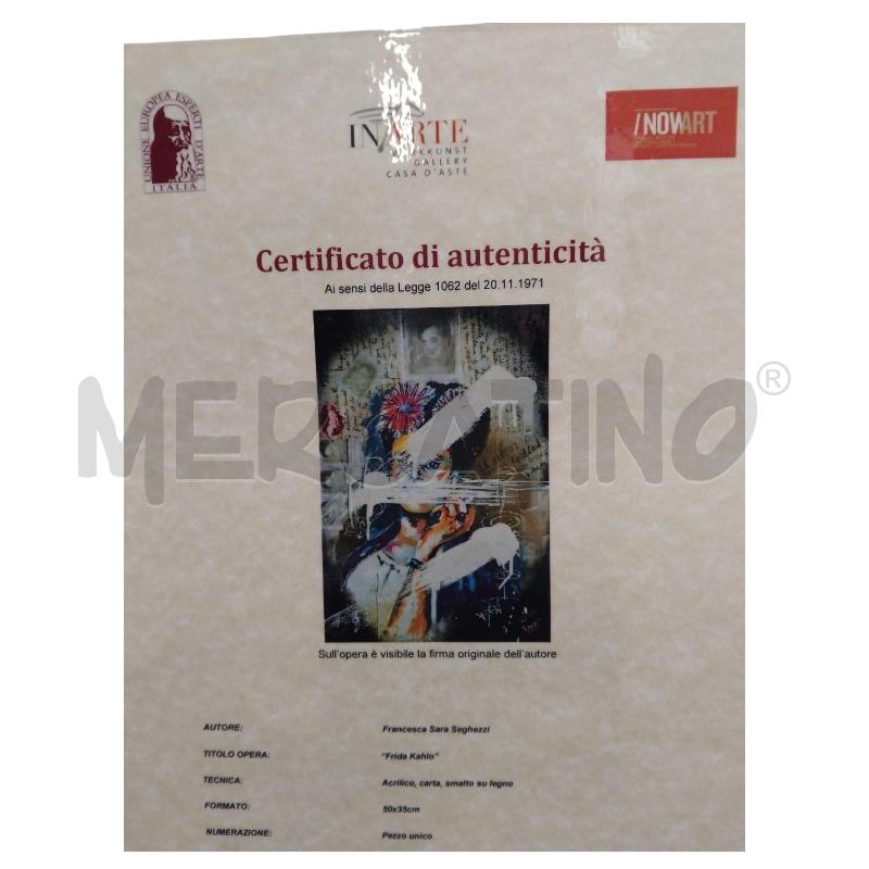 QUADRO FRIDA KAHLO SEGHEZZI  | Mercatino dell'Usato Bernareggio 5