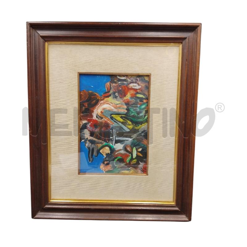 QUADRO GIANNINI CORNICE LEGNO SCURO | Mercatino dell'Usato Bernareggio 1