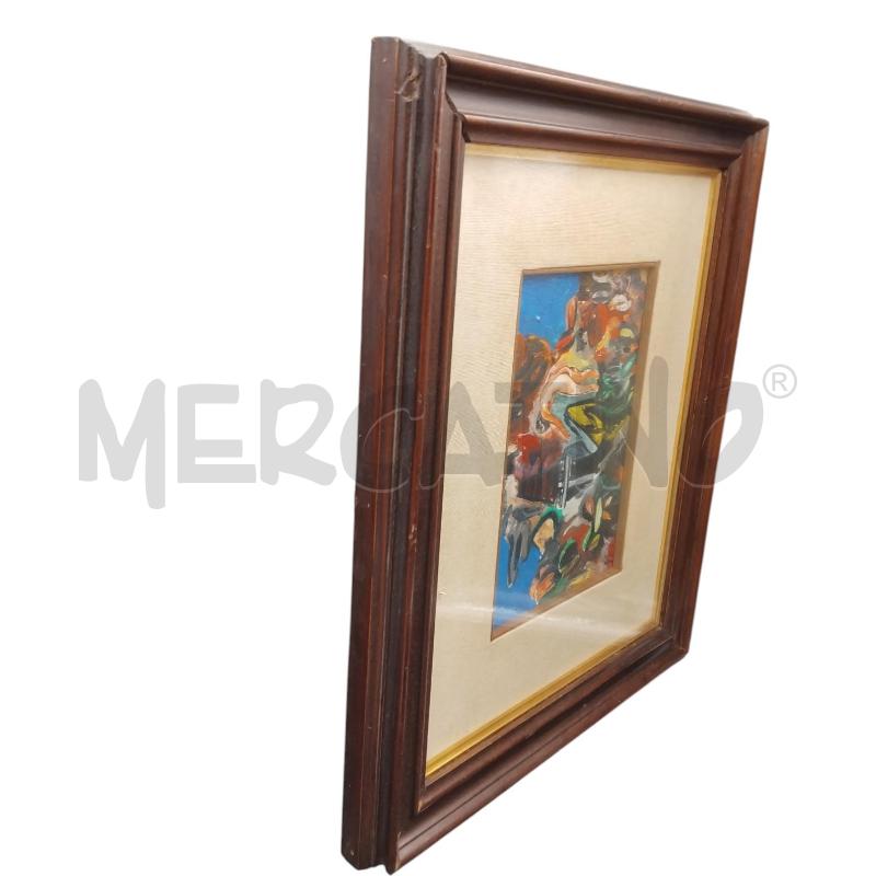 QUADRO GIANNINI CORNICE LEGNO SCURO | Mercatino dell'Usato Bernareggio 2