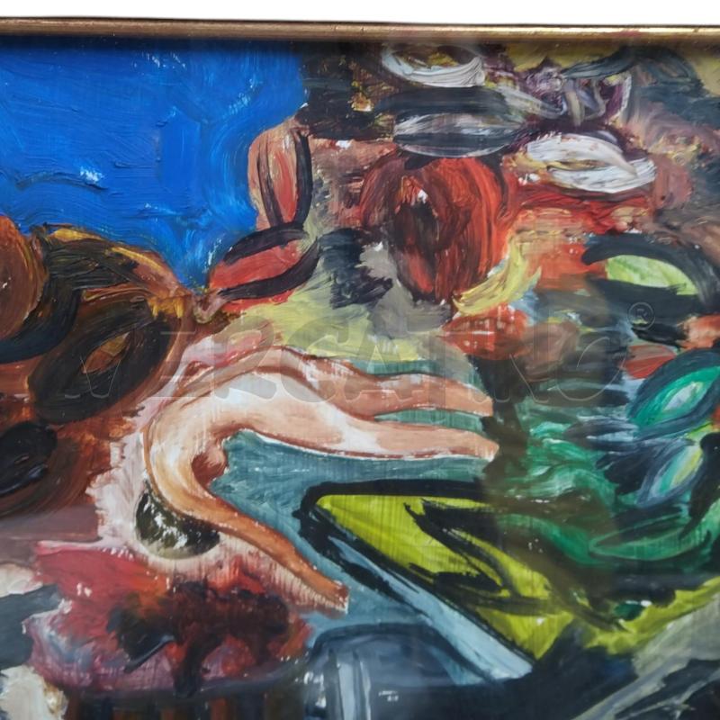 QUADRO GIANNINI CORNICE LEGNO SCURO | Mercatino dell'Usato Bernareggio 5