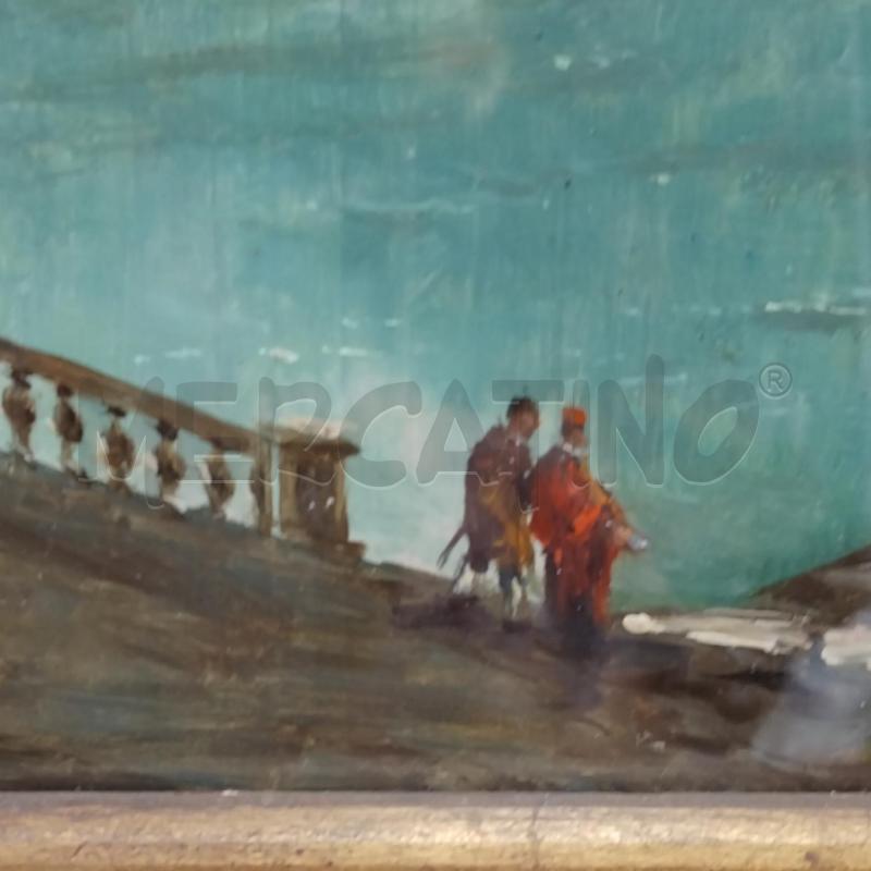 QUADRO MARINA CORNICE DORATA  | Mercatino dell'Usato Bernareggio 4