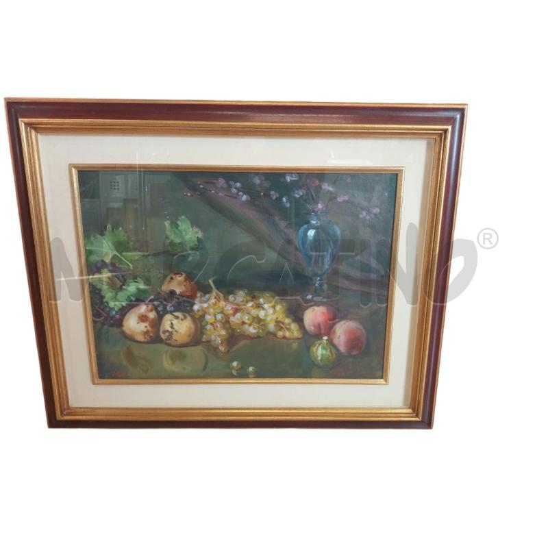 QUADRO NATURA MORTA AURELIO CARTONE  | Mercatino dell'Usato Bernareggio 1