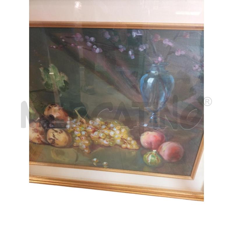 QUADRO NATURA MORTA AURELIO CARTONE  | Mercatino dell'Usato Bernareggio 5