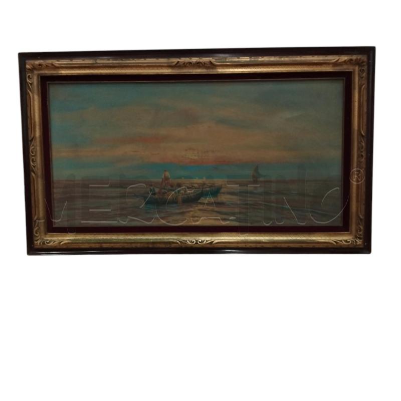 QUADRO REMOTESTA BARCA 120X60 | Mercatino dell'Usato Bernareggio 1
