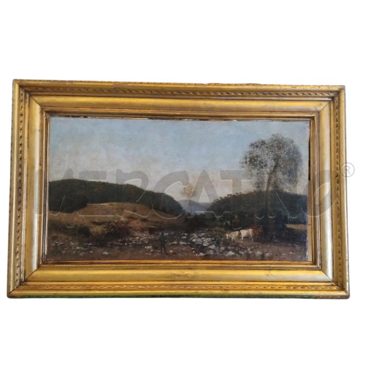 QUADRO SCENA CAMPESTRE FIRMA | Mercatino dell'Usato Bernareggio 1
