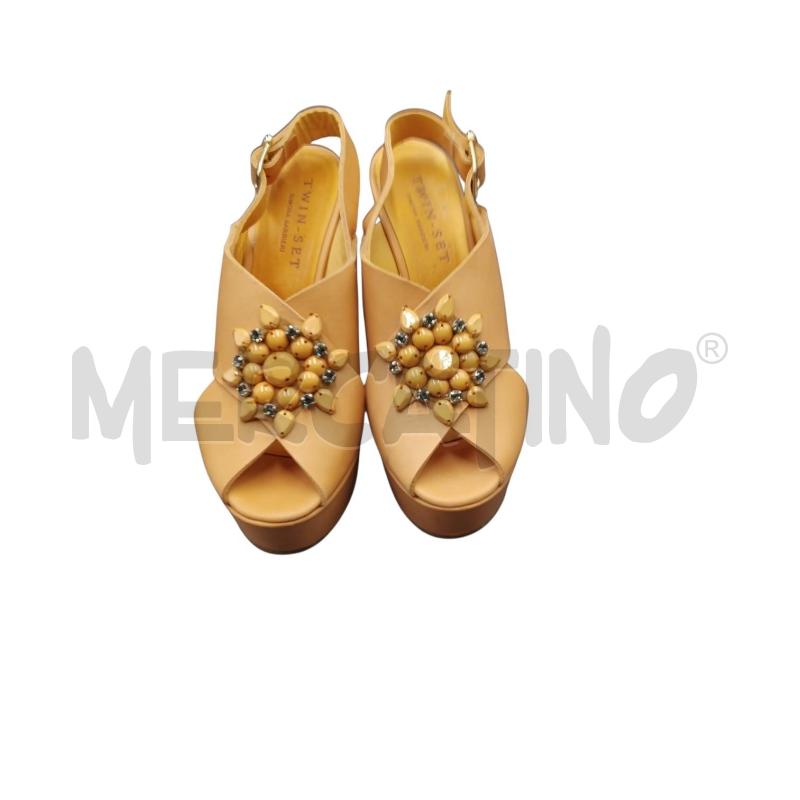 SANDALI DONNA ZEPPA MARR TWINSET FIORE PERLINE | Mercatino dell'Usato Bernareggio 1