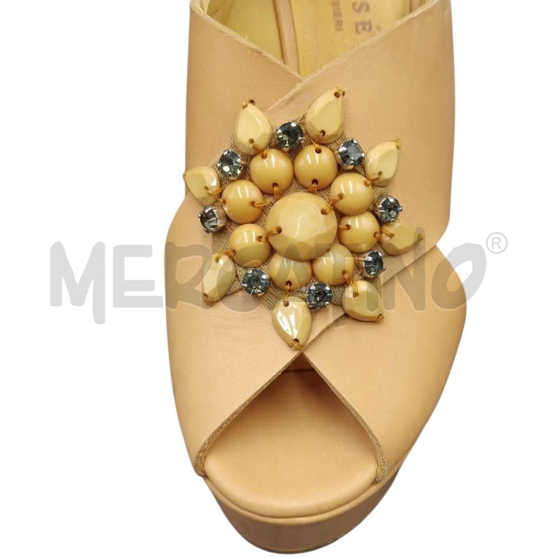 SANDALI DONNA ZEPPA MARR TWINSET FIORE PERLINE | Mercatino dell'Usato Bernareggio 5