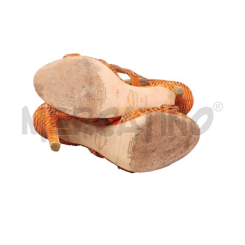 SANDALI D LUCY CHOI ARANCIO  | Mercatino dell'Usato Bernareggio 4