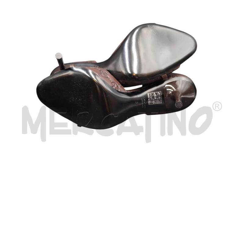 SANDALI D TACCO GUCCI MARRONE LOGO 37 | Mercatino dell'Usato Bernareggio 4