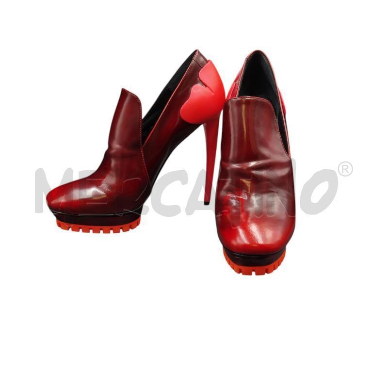 SCARPE DONNA KENZO TACCO FUCSIA BORDEAUX  | Mercatino dell'Usato Bernareggio 5