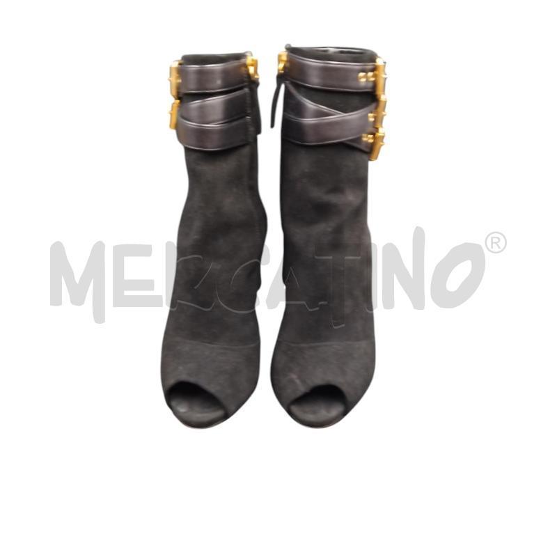 SCARPE DONNA NERO TACCO ZANOTTI CINTURINI | Mercatino dell'Usato Bernareggio 1