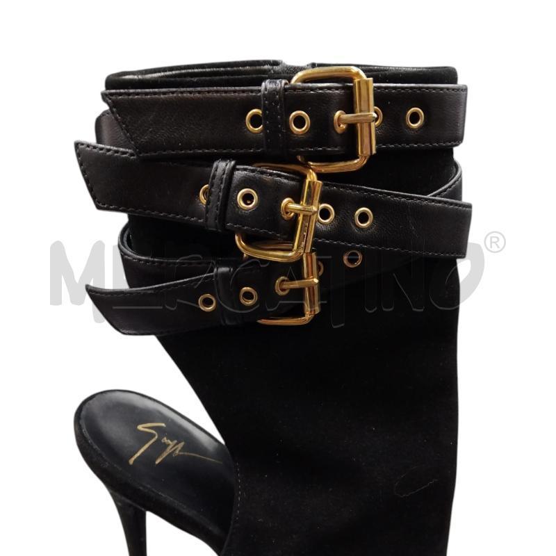 SCARPE DONNA NERO TACCO ZANOTTI CINTURINI | Mercatino dell'Usato Bernareggio 5