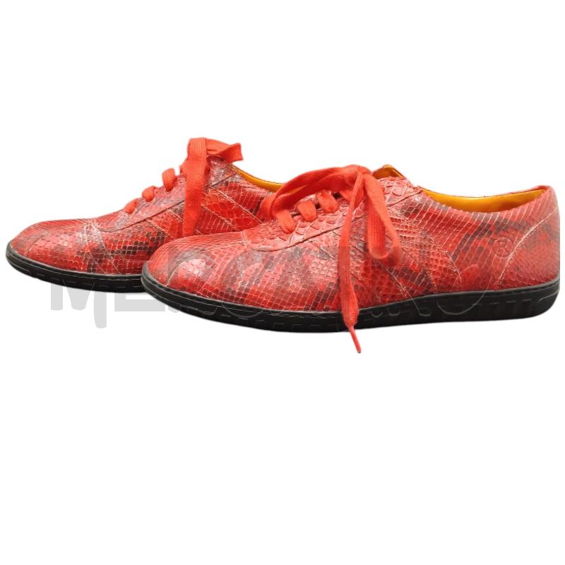 SCARPE DONNA SARTORIALI PITONE ROSSE | Mercatino dell'Usato Bernareggio 3