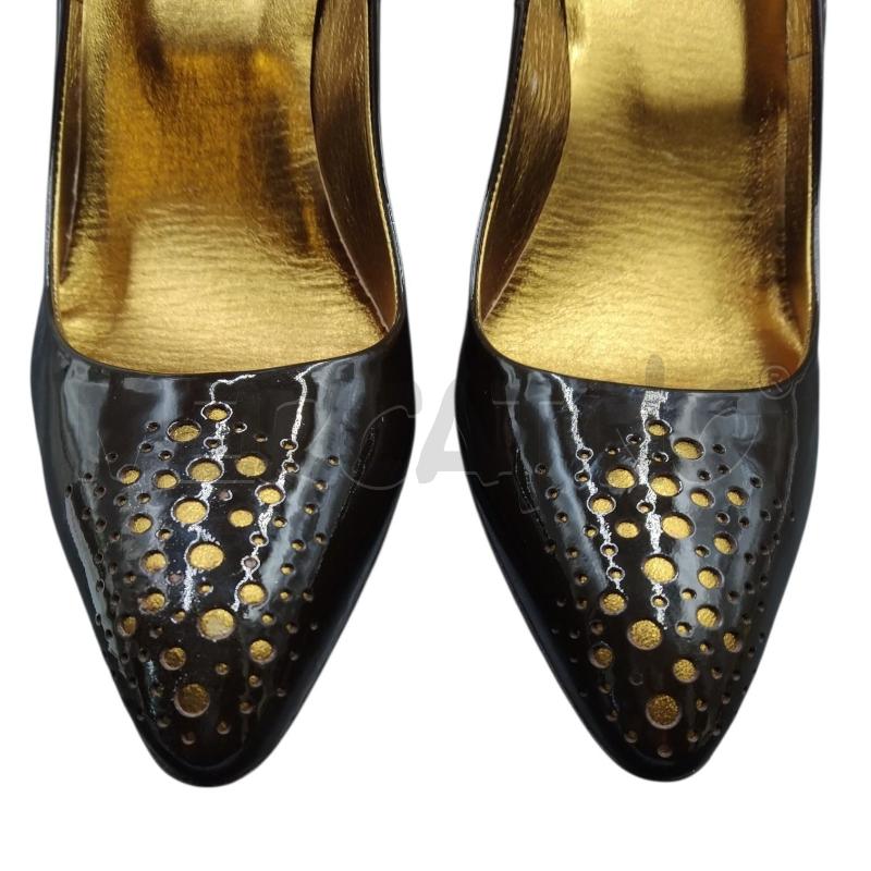 SCARPE DONNA TACCO ROGER VIVIEN CIOCCOLATO  | Mercatino dell'Usato Bernareggio 5