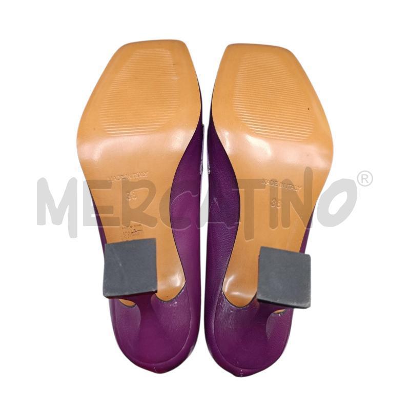 SCARPE DONNA VIOLA TACCO BASSO | Mercatino dell'Usato Bernareggio 4