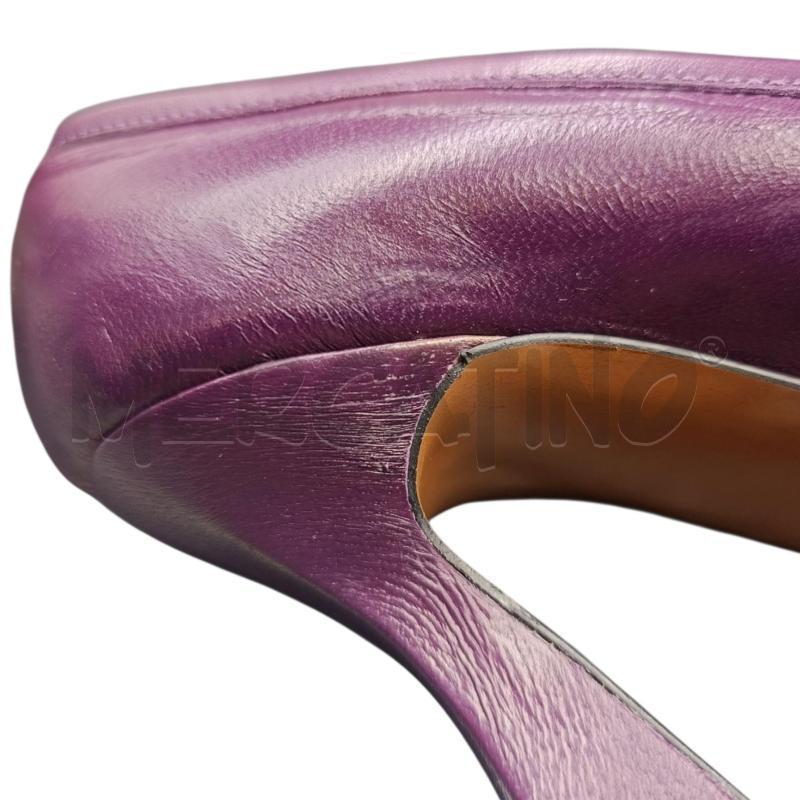 SCARPE DONNA VIOLA TACCO BASSO | Mercatino dell'Usato Bernareggio 5