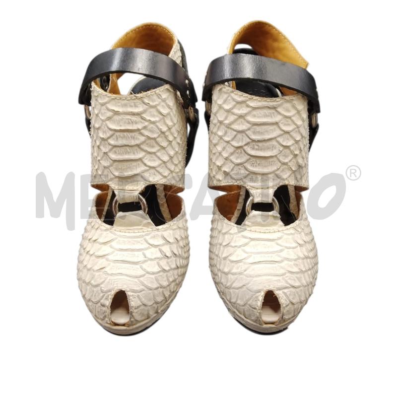 SCARPE D PITONATO CYRCLE BIANCHE NERE | Mercatino dell'Usato Bernareggio 1