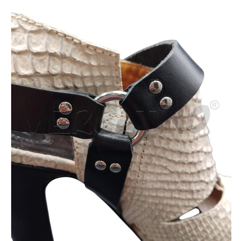SCARPE D PITONATO CYRCLE BIANCHE NERE | Mercatino dell'Usato Bernareggio 5