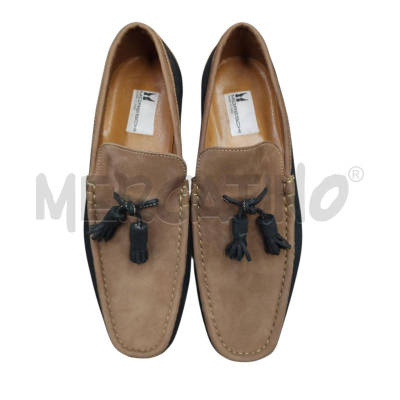 SCARPE UOMO MORESCHI MOCASSINO MARRONI NERI  | Mercatino dell'Usato Bernareggio 5