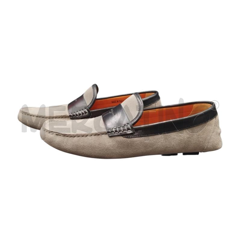 SCARPE U GIVENCHY MOCASSINO SCAMOSCIATO GRIGIO NERO  | Mercatino dell'Usato Bernareggio 2