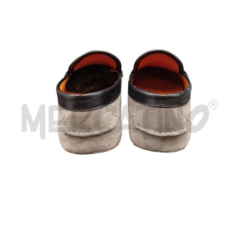 SCARPE U GIVENCHY MOCASSINO SCAMOSCIATO GRIGIO NERO  | Mercatino dell'Usato Bernareggio 3