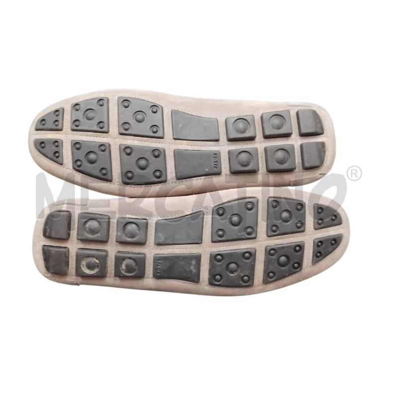 SCARPE U GIVENCHY MOCASSINO SCAMOSCIATO GRIGIO NERO  | Mercatino dell'Usato Bernareggio 4