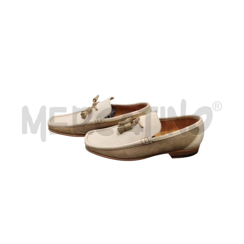 SCARPE U MORESCHI MOCASSINO BEIGE CAMOSCIO | Mercatino dell'Usato Bernareggio 2