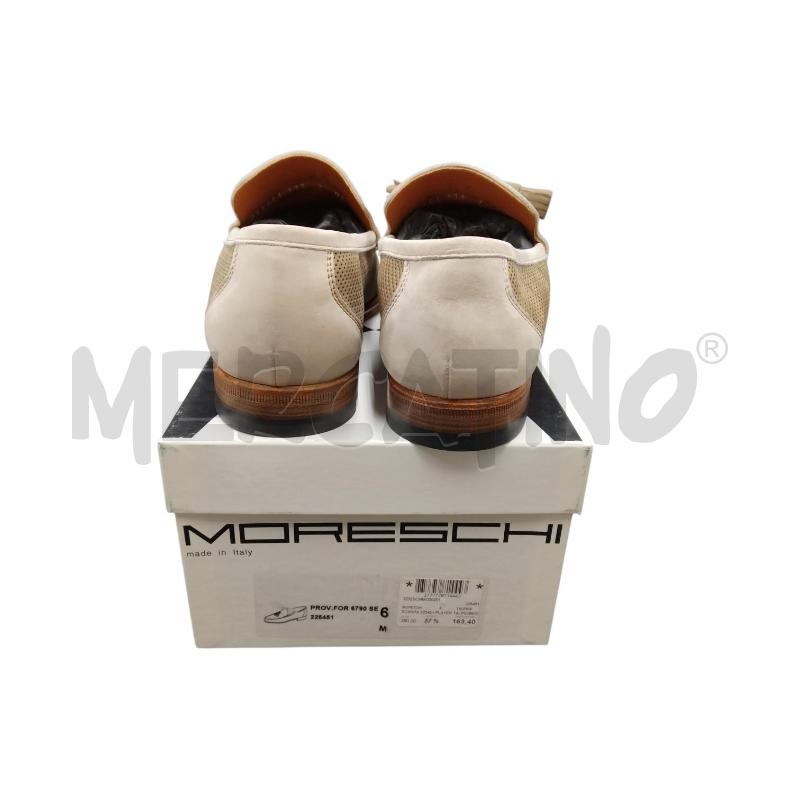 SCARPE U MORESCHI MOCASSINO BEIGE CAMOSCIO | Mercatino dell'Usato Bernareggio 3