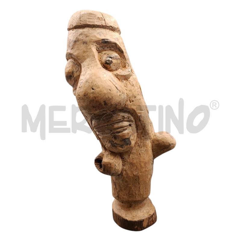 SCULTURA LEGNO CON FIGURA LONGILINEA  | Mercatino dell'Usato Bernareggio 1