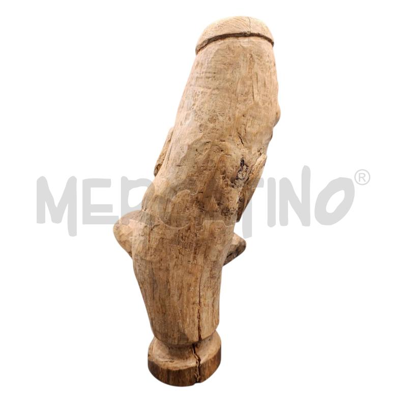 SCULTURA LEGNO CON FIGURA LONGILINEA  | Mercatino dell'Usato Bernareggio 2