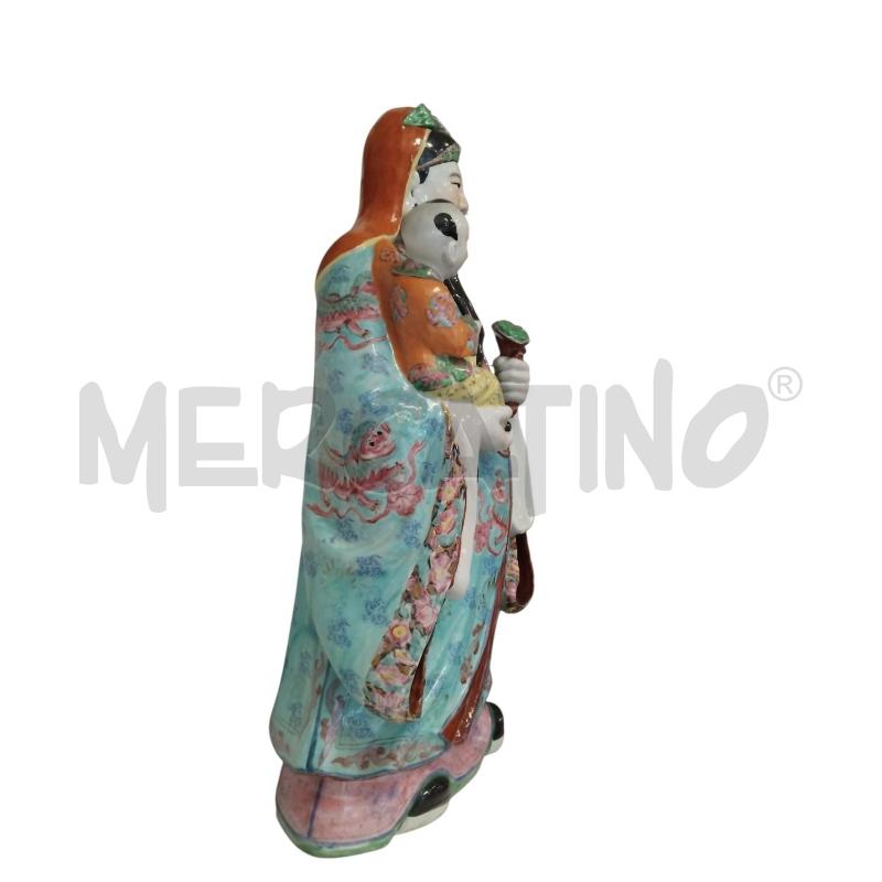 SCULTURA SAGGIO CON BAMBINO  ORIENTALE  | Mercatino dell'Usato Bernareggio 2