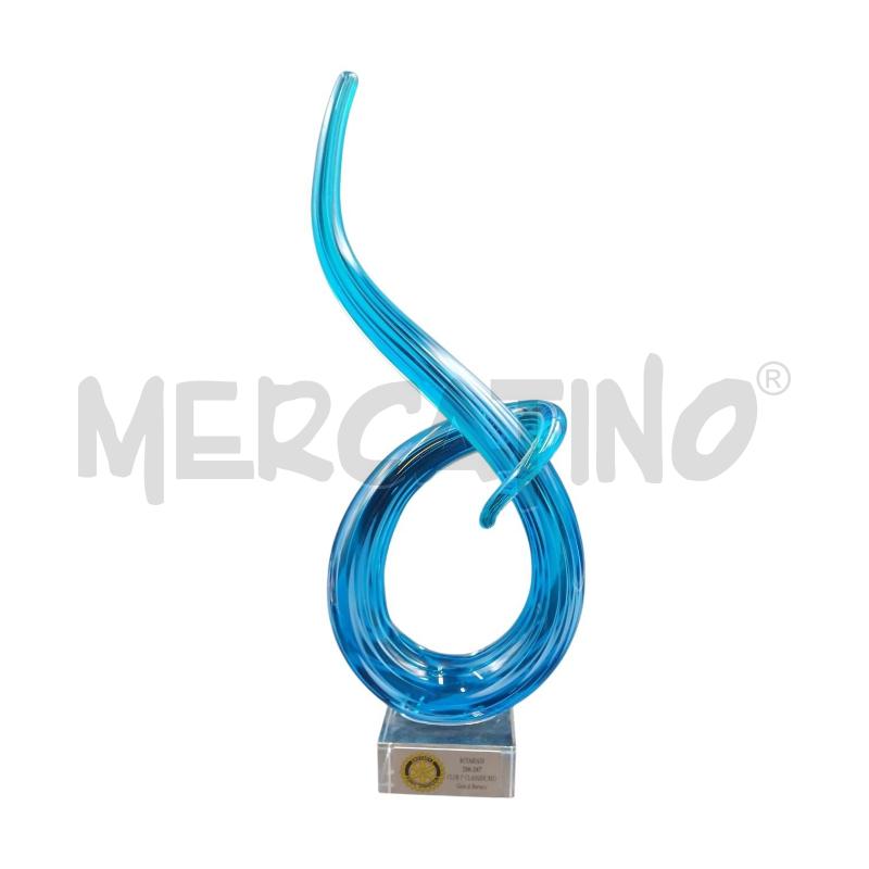 SCULTURA VETRO ROTARY CLUB | Mercatino dell'Usato Bernareggio 1