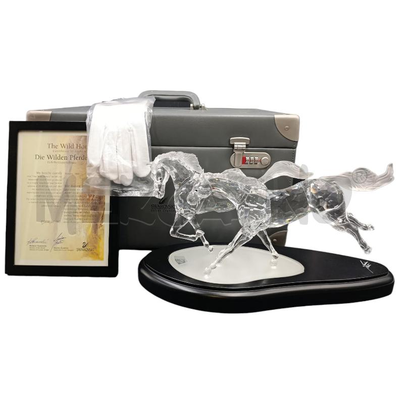 STATUA CAVALLI SELVAGGI SWAROVSKI 2001 | Mercatino dell'Usato Bernareggio 1