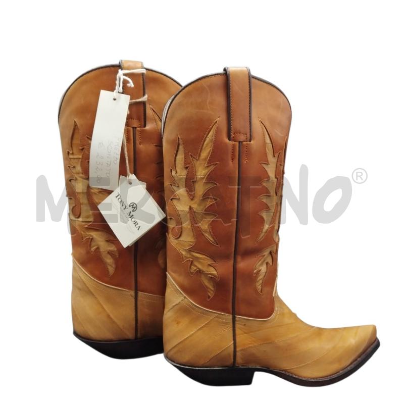 STIVALI ANGUILLA TEXANI BEIGE TOMY MORA | Mercatino dell'Usato Bernareggio 2