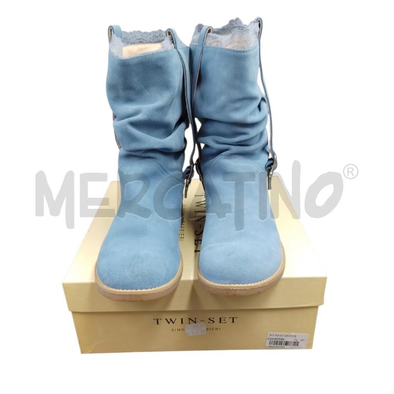 STIVALI DONNA TWIN SET AZZ PELLE CUORE | Mercatino dell'Usato Bernareggio 1