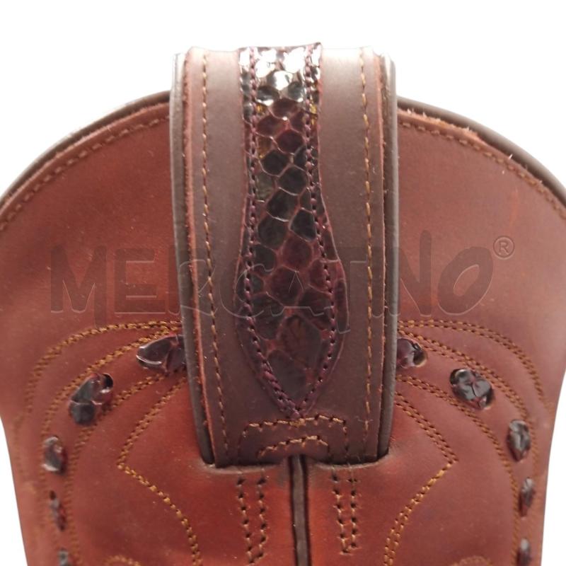 STIVALI TEXANI BORDEAUX MURO PITONE | Mercatino dell'Usato Bernareggio 5