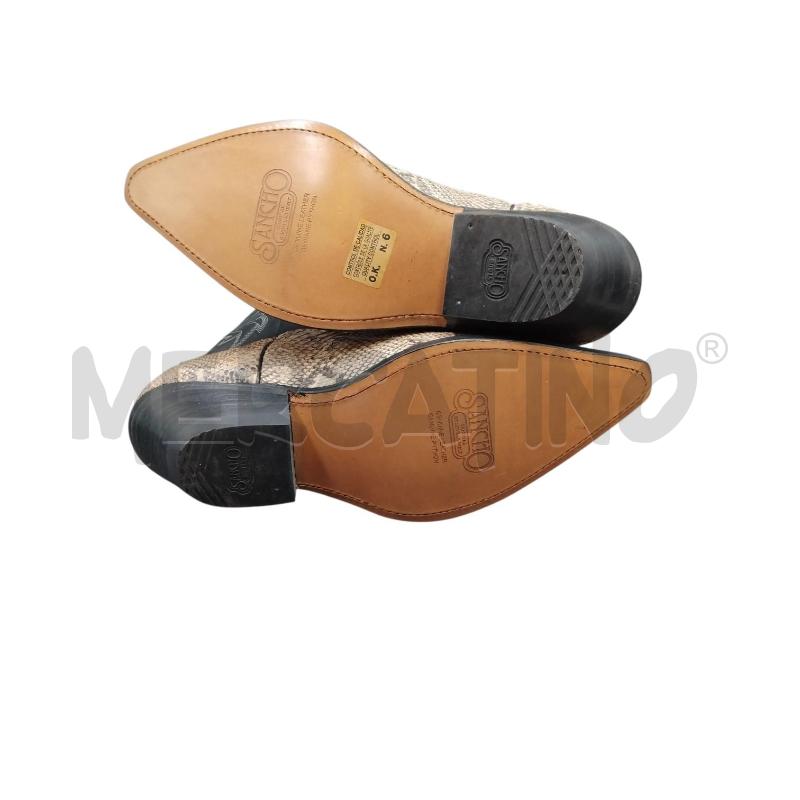 STIVALI TEXANI PITO NERO BEIGE | Mercatino dell'Usato Bernareggio 4