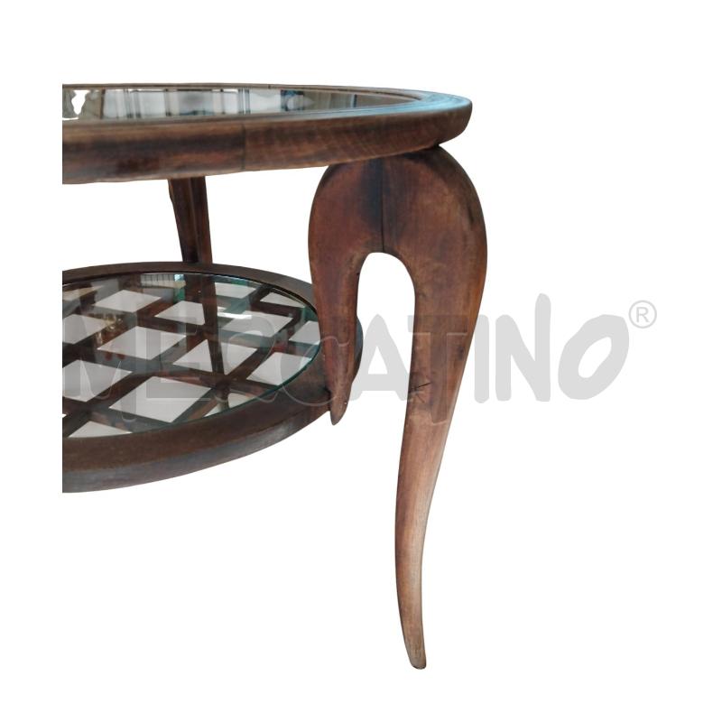 TAVOLINO DESIGN VTONDO 2 RIPIANI  | Mercatino dell'Usato Bernareggio 4