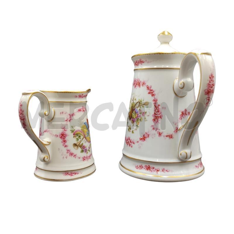 TEIERA +LATTIERA  DECORO LINDA DE DOMINICIS | Mercatino dell'Usato Bernareggio 3