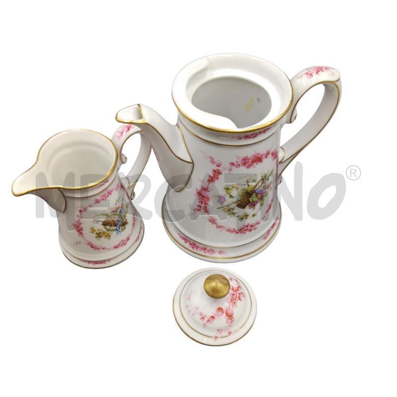 TEIERA +LATTIERA  DECORO LINDA DE DOMINICIS | Mercatino dell'Usato Bernareggio 4