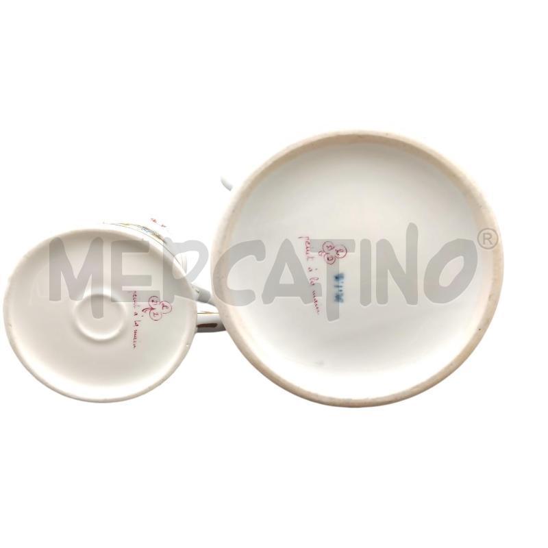 TEIERA +LATTIERA  DECORO LINDA DE DOMINICIS | Mercatino dell'Usato Bernareggio 5