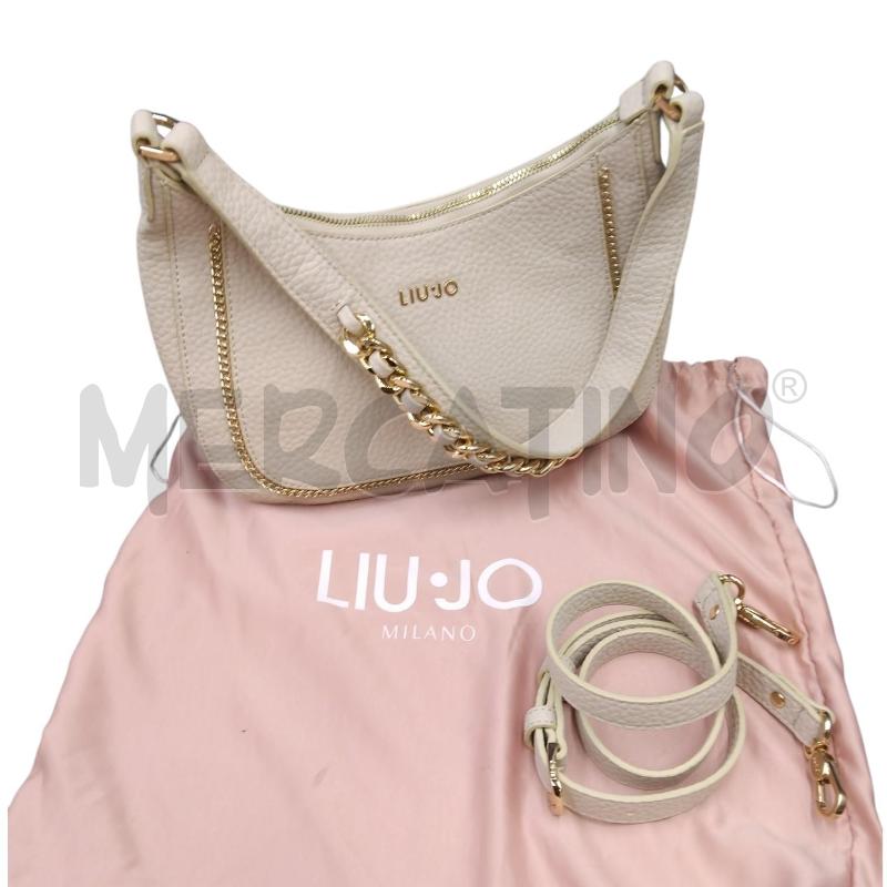 TRACOLLA DONNA LIU JO BEIGE CATENINA ORO | Mercatino dell'Usato Bernareggio 1