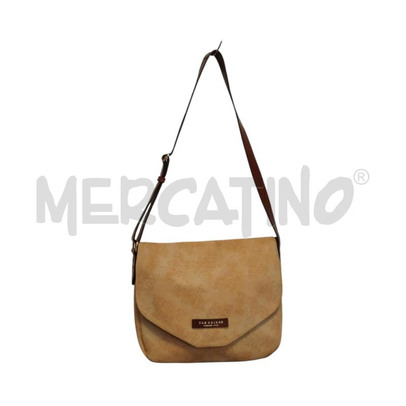 TRACOLLA DONNA THE BRIDGE SCRITTE BEIGE | Mercatino dell'Usato Bernareggio 1