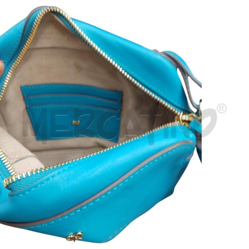TRACOLLA D ANYA HINDMARCH CERULEO | Mercatino dell'Usato Bernareggio 4
